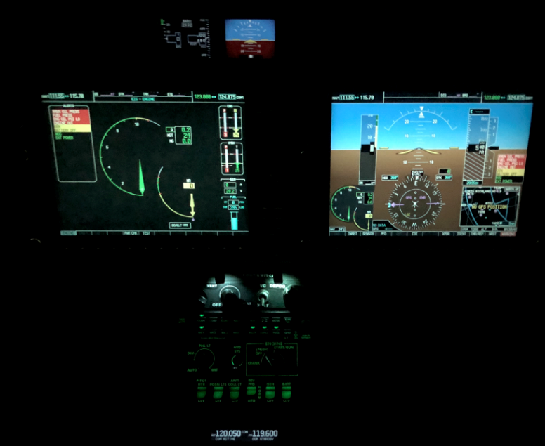 The night vision lighting modifications on the Bell 505 has been certified by Transport Canada. Aero Dynamix Photo