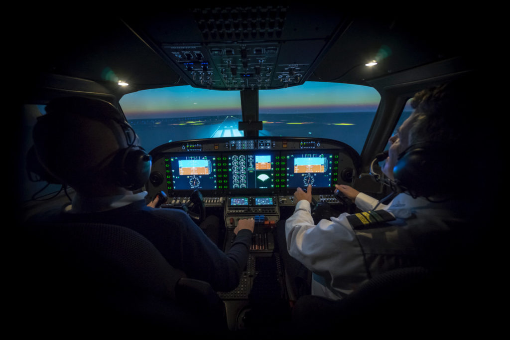 The devices will be delivered with Alsim's new VFR visual system and other latest technologies, fully immersing the student and thereby improving the learning experiences. Select Aviation College Photo