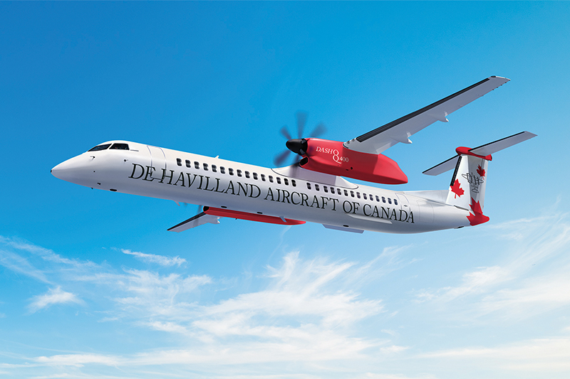 As the fleet of Dash 8 series turboprops continues to grow in the Middle East and Africa, De Havilland believes the market will continue to choose the aircraft due to its hot and high performance characteristics. De Havilland Image