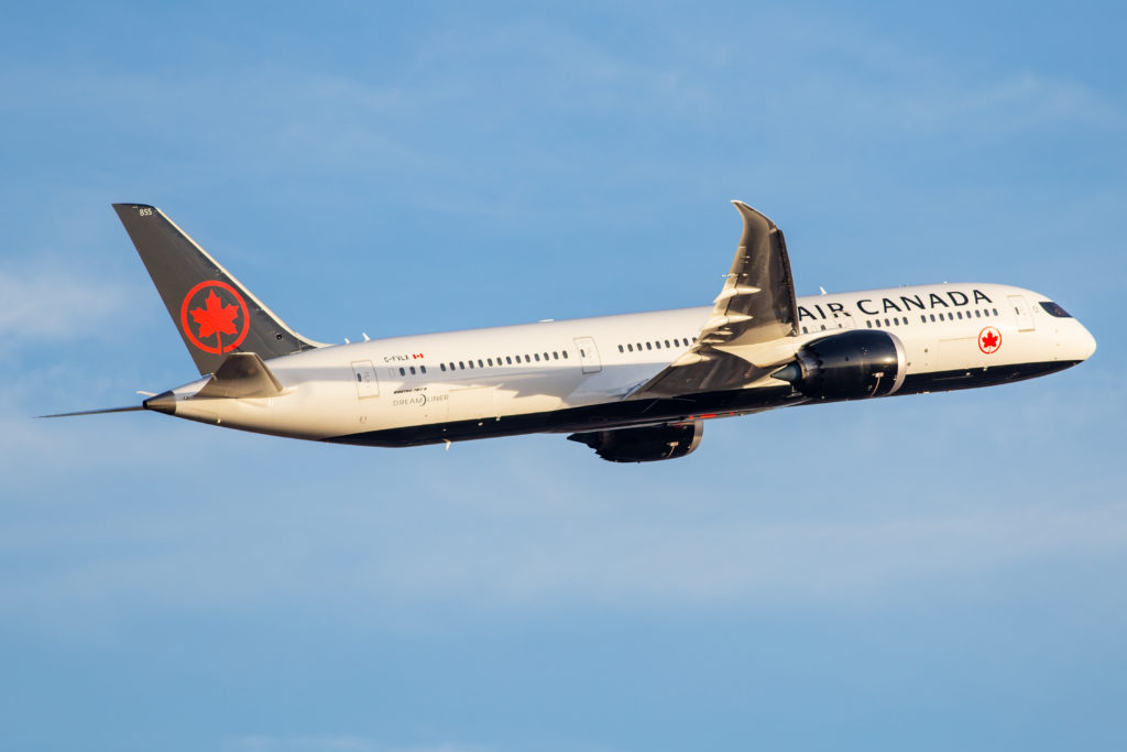 This reward is one of many Air Canada has received in 2019 alone. Galen Burrows Photo