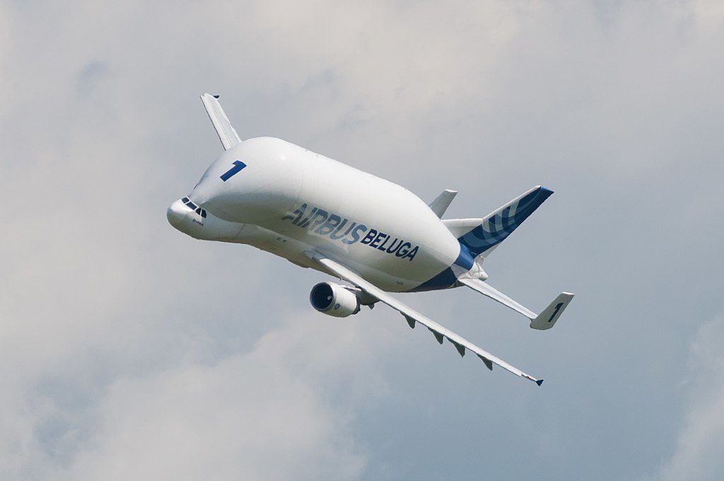 The original BelugaST was based off Airbus' A300-600. Wikimedia Commons Photo