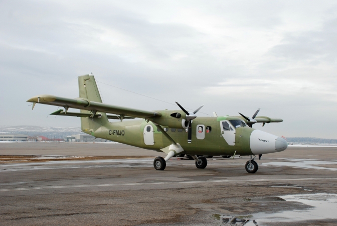 MSN 845 was the first Twin Otter aircraft to be built since the original de Havilland Canada factory shut down its production line in 1988. Viking Photo