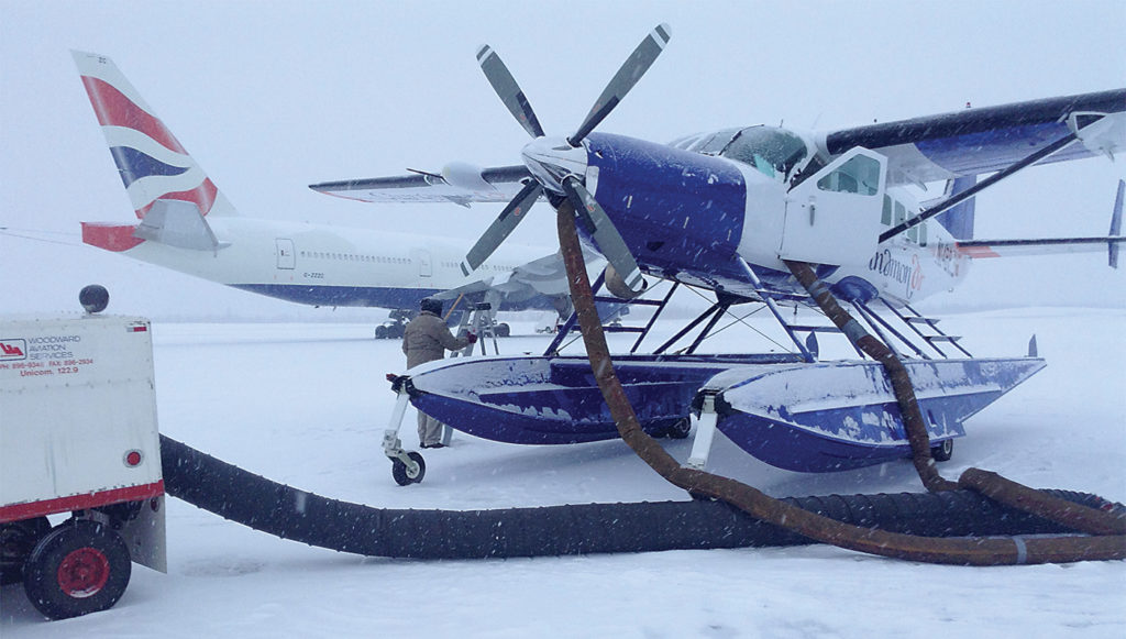 A ferry pilot must be ready for anything, including bad weather in Goose Bay, N.L., en route to Sri Lanka