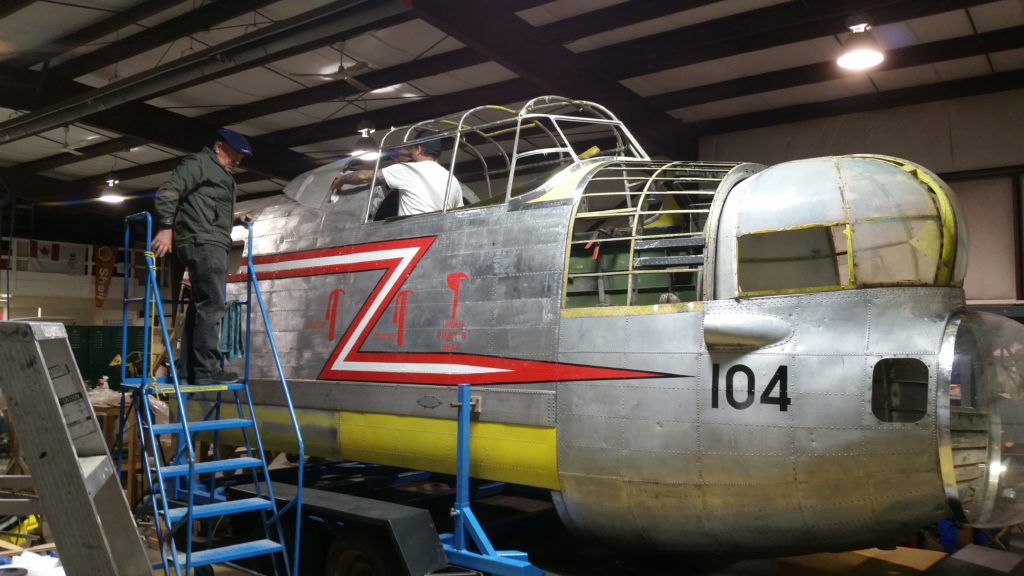 In July 2019, FM104 was displayed in the restoration hangar during a museum open house. Grant Hopkins Photo