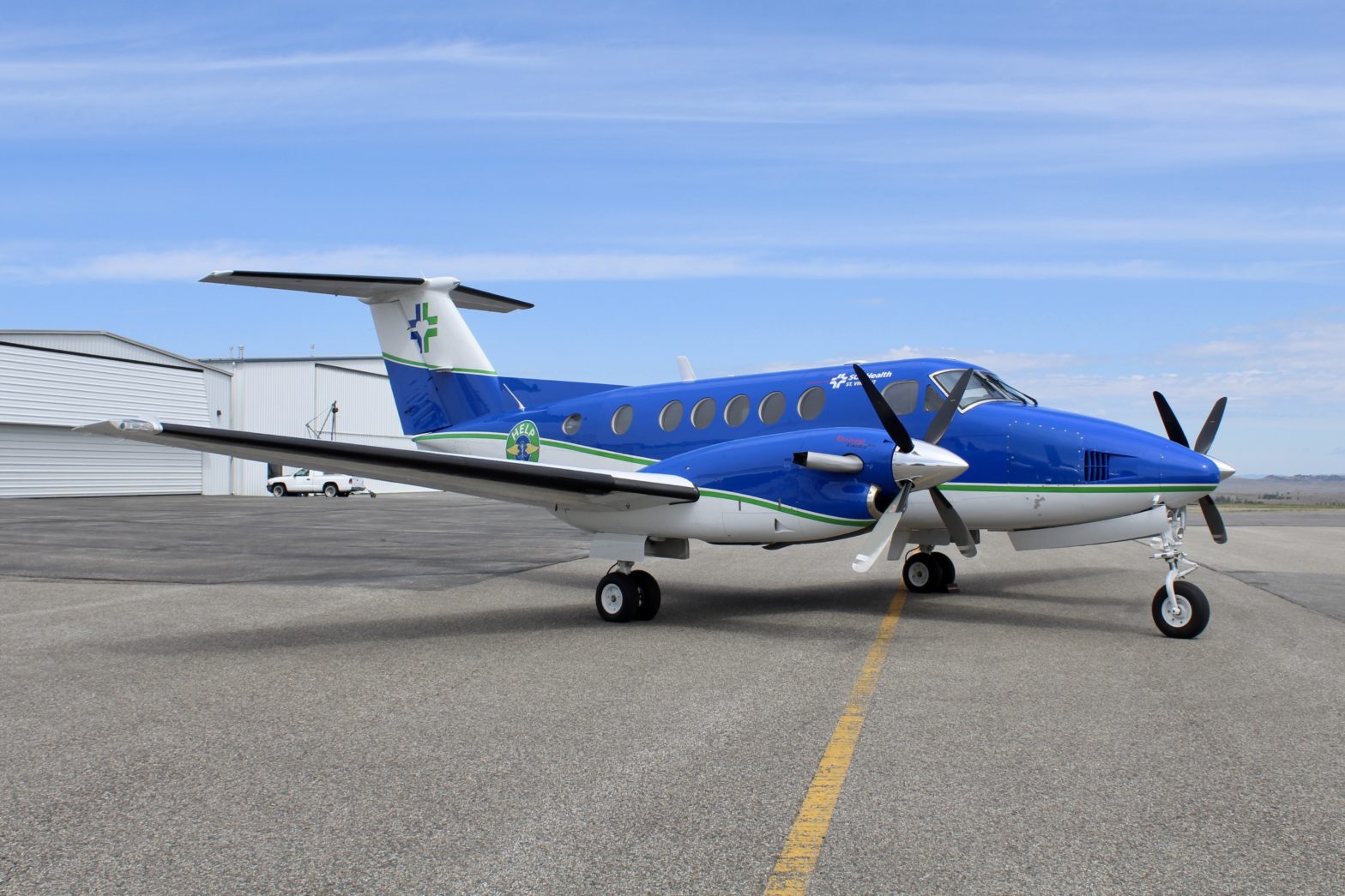 Beechcraft King Air 250C selected by St. Vincent Healthcare - Skies Mag