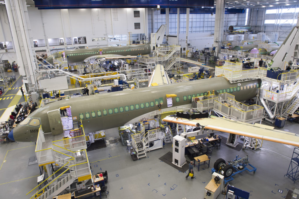 The aerospace supply chain is suffering mainly due to Tier Two and Tier Three suppliers.