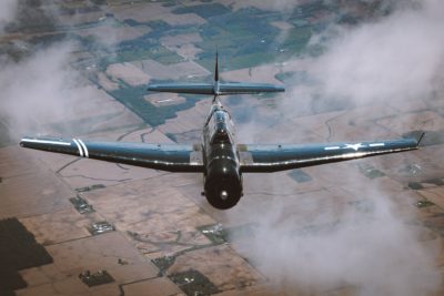 The winner of Skies’ most recent Chasing the Shot photo contest: a Tri-State Warbird Museum TBM Avenger. Photo by Drew Naylor