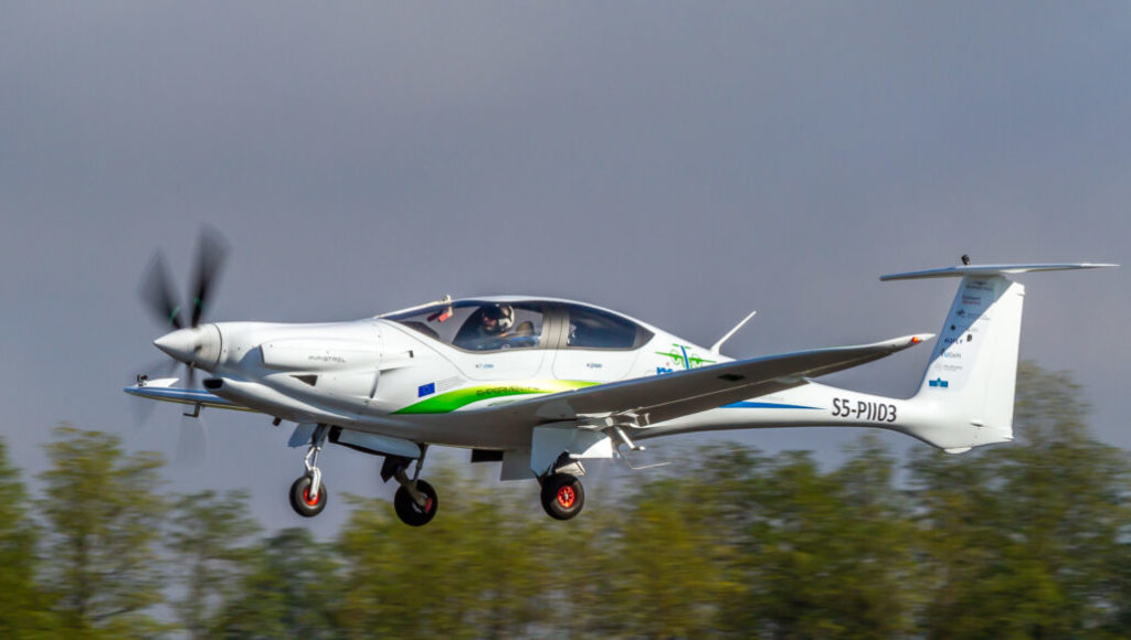 hybrid-electric variant of the Panthera aircraft in flight