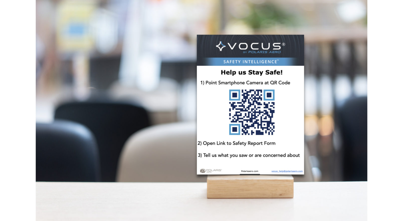 Polaris Aero Adds QR Code Reporting To VOCUS SMS Aviation Safety ...