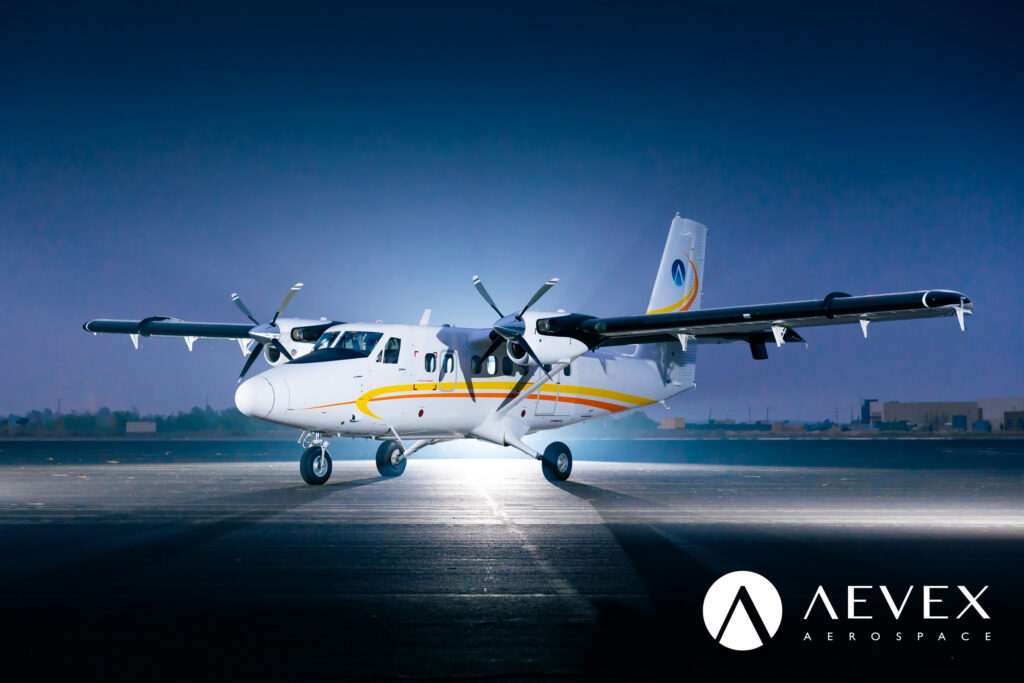 Aviationtag DHC DASH6 ホワイト￼￼ AEVEX Aerospace releases DHC-6-400HG Standard Commuter Category