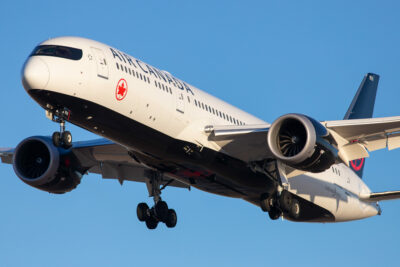 Air Canada 787-9 Dreamliner.