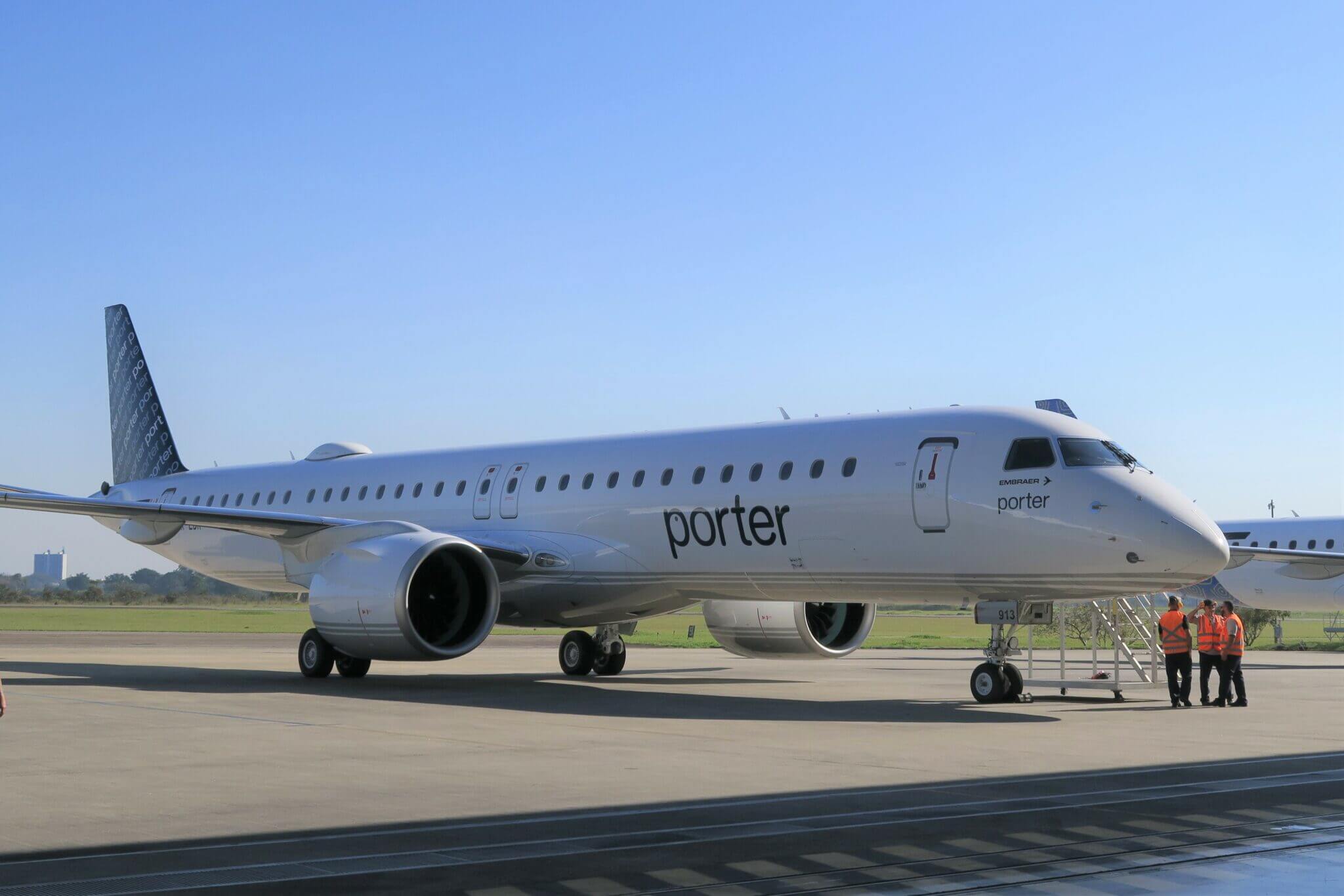 TrueNoord Delivers First Of Six New Embraer E195-E2s To Porter Airlines ...