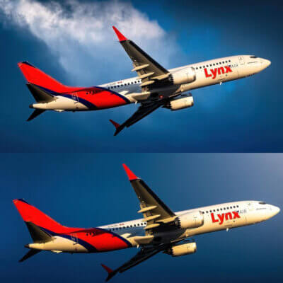 A Lynx Air Boeing 737 Max. Tagged on Instagram by @dmairplane, a passenger on the airline’s first flight