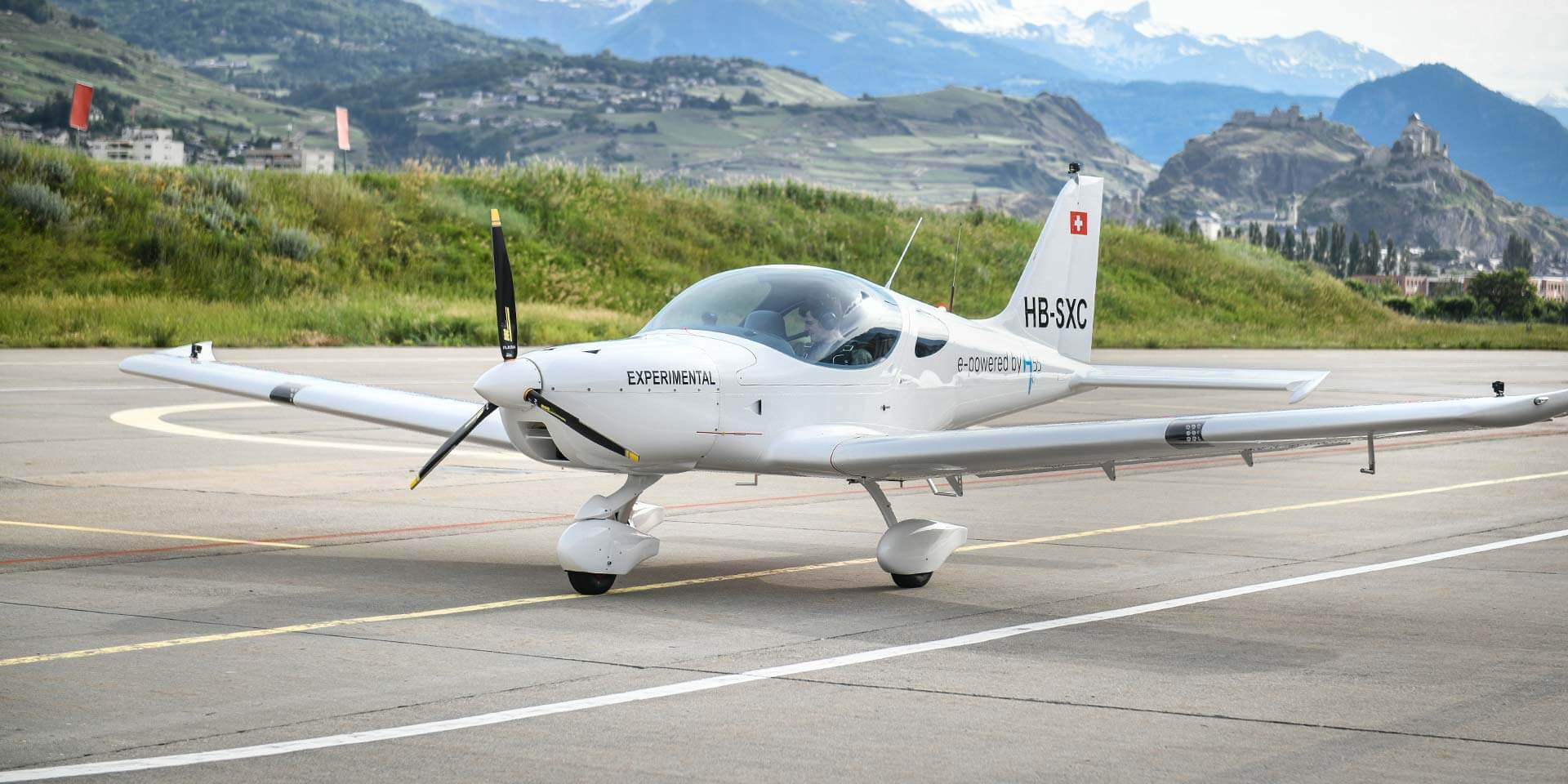 H55 flies 'Across America' in B23 Energic electric aircraft